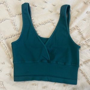 Green crop top!